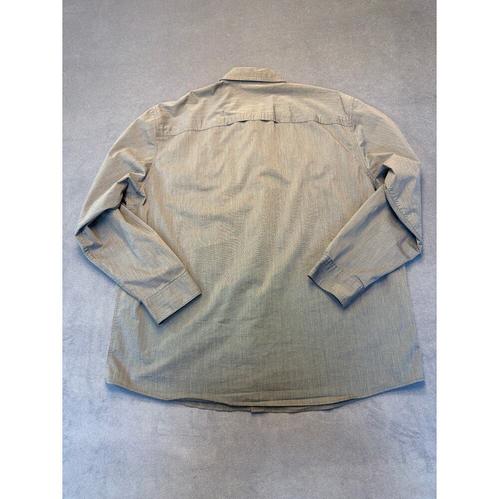 Wrangler Outdoor Regular Fit Men's Long Sleeve Gray 2XL Hiking Work Snap Button - Picture 8 of 9